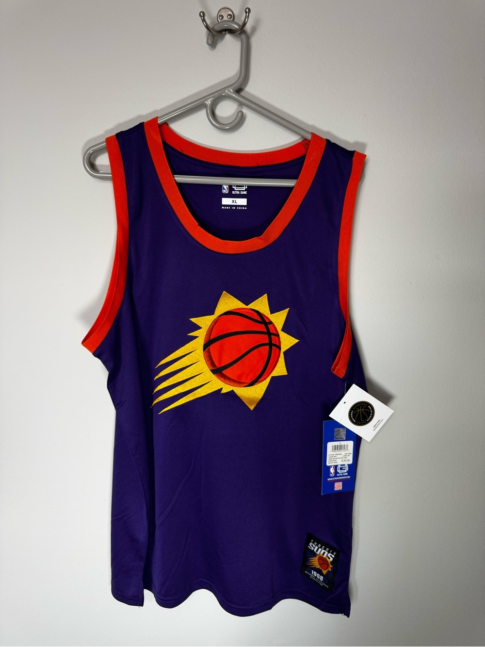 Phoenix Suns Purple & Orange Tank Top - Team Logo